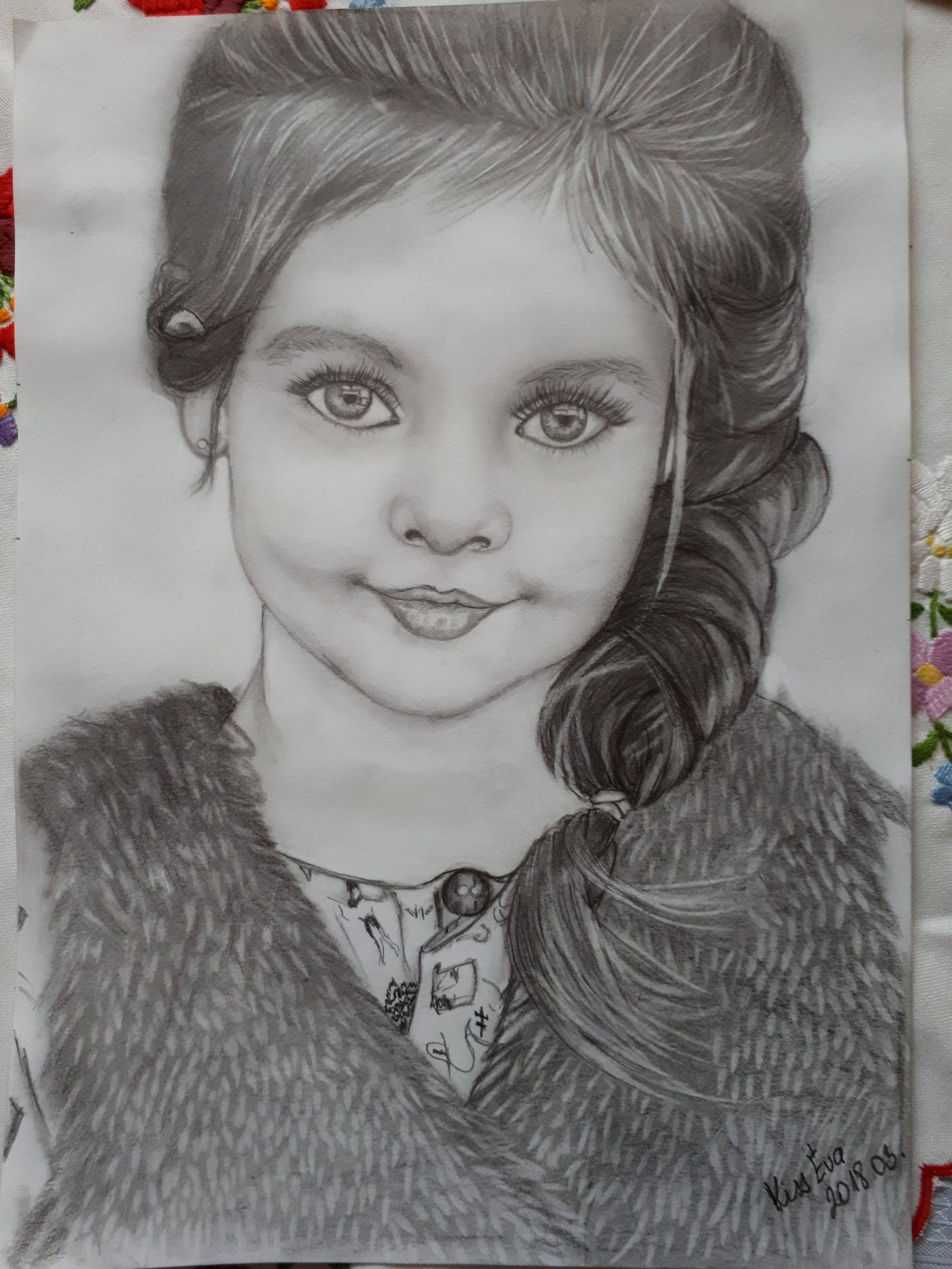 Kislány portré